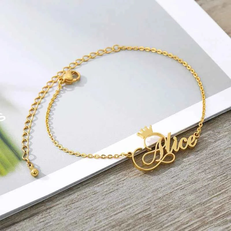 Personalized Name Anklet - Best Friends Beach Jewelry