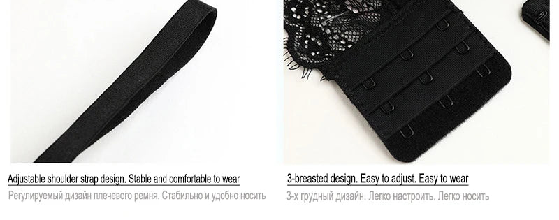 Sexy Bandage Push-Up Bra Set with Thick Gather - SHOPPERS' CASTLE