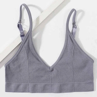 Seamless Ribbed Tube Bra