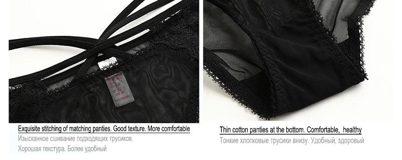 Sexy Bandage Push-Up Bra Set with Thick Gather - SHOPPERS' CASTLE