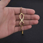 Custom Multiple Names Adjustable Bracelet - Infinity Chain