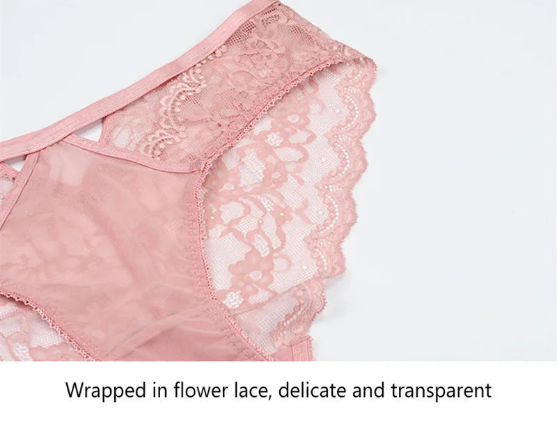 Green Ultra-Thin Lace Embroidery Bra Set - Plus Size - SHOPPERS' CASTLE