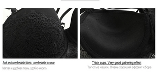 Sexy Bandage Push-Up Bra Set with Thick Gather - SHOPPERS' CASTLE