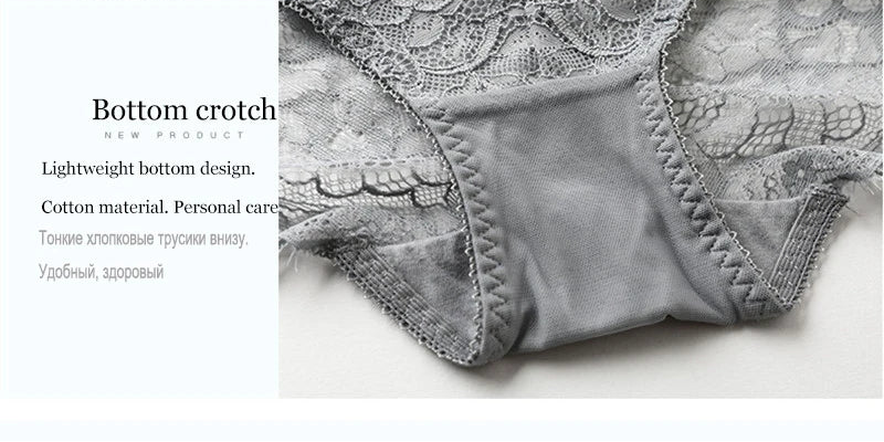 Deep V Ultra-Thin Bra Set - Plus Size - SHOPPERS' CASTLE