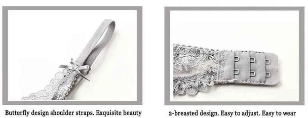Cotton Luxe Embroidered Bra - Maximum Lift & Support