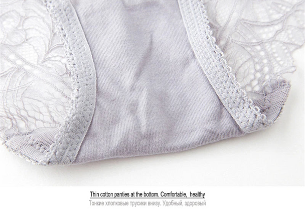 Fashion Young Girl Thin Cotton Bra Set - Plus Size D/E - SHOPPERS' CASTLE