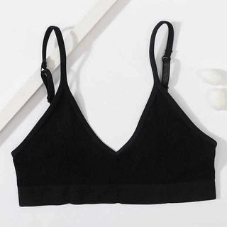 Seamless Ribbed Tube Bra