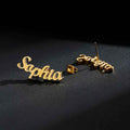 Custom Name Stud Earrings - Bridesmaid Gift