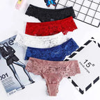 Delicate Lace G-String Trio