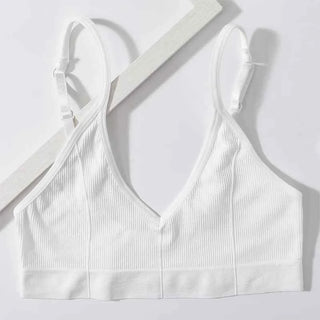 Seamless Ribbed Tube Bra