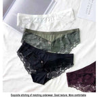 Thin Cotton Wire-Free Deep V Bra Set