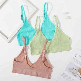 Seamless Ribbed Tube Bra