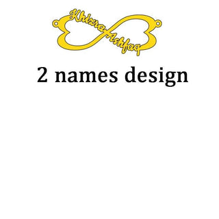 Custom Multiple Names Adjustable Bracelet - Infinity Chain