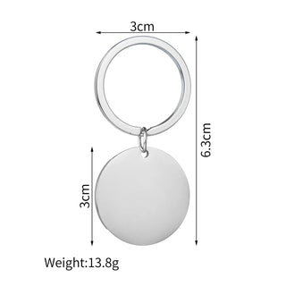 Engrave Name Picture Keychain - Square or Heart Design - SHOPPERS' CASTLE