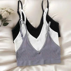 Seamless Ribbed Tube Bra