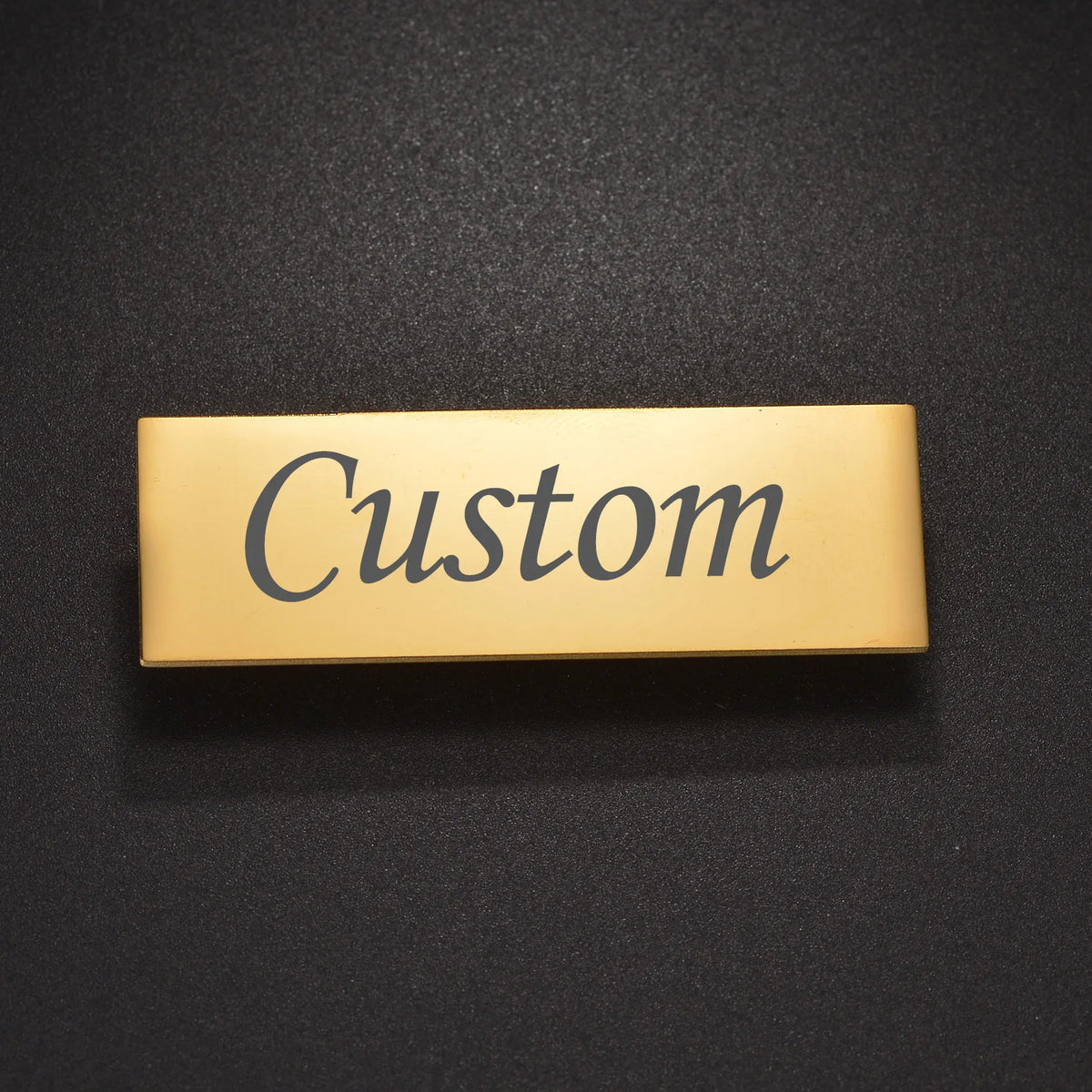 Personalized Name or Logo Brooch - Welding Buckle Pin - SHOPPERS' CASTLE