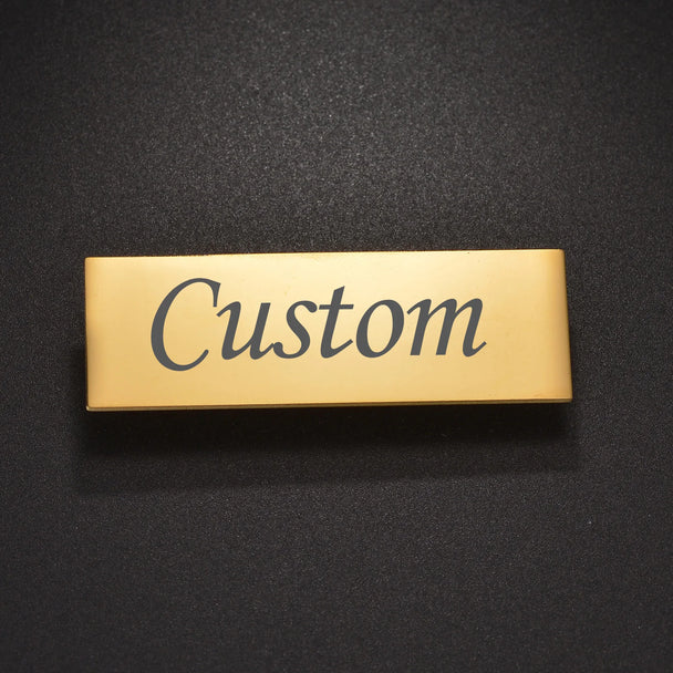Personalized Name or Logo Brooch - Welding Buckle Pin - SHOPPERS' CASTLE