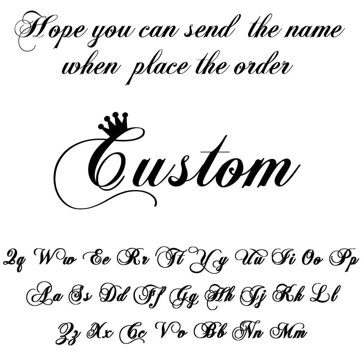 Personalized Name Fashion Keyring - Letter Nameplate Pendant