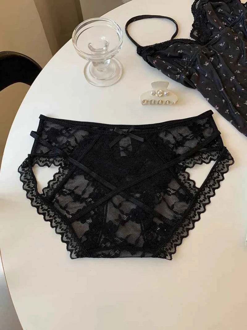 Full Floral Embroidered Briefs