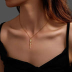 Custom Name Snowflake Pendant Choker - Chain