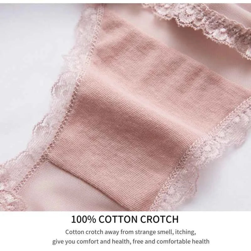 Ruffle Lace Seamless Briefs