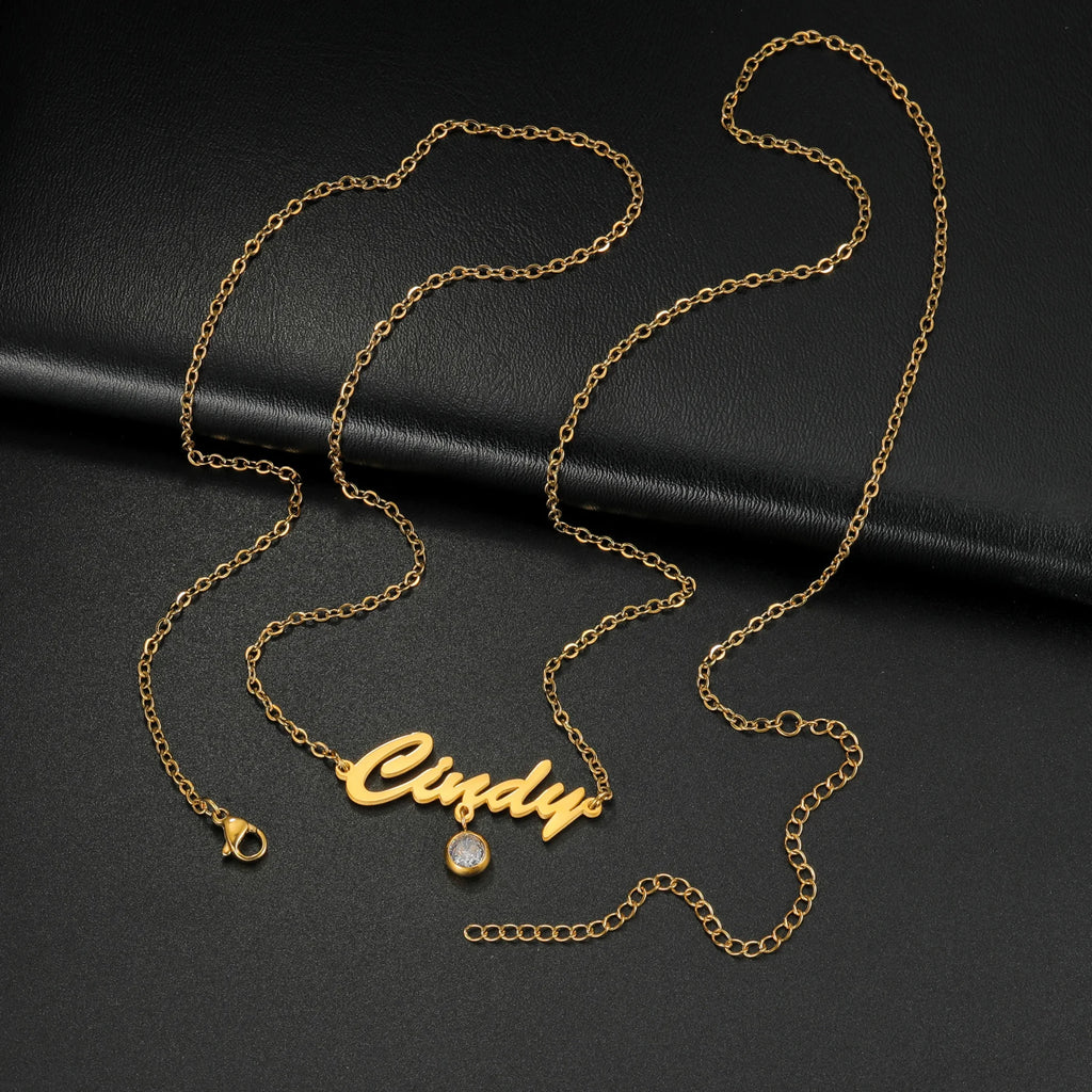 Custom Name Waist Chain with Stone - Sexy Beach Belly Chain - SHOPPERS' CASTLE