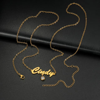 Custom Name Waist Chain with Stone - Sexy Beach Belly Chain - SHOPPERS' CASTLE