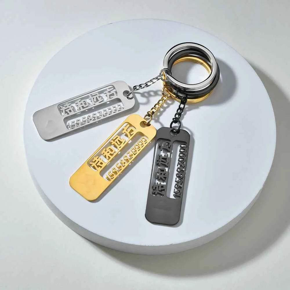 Personalized Name Heart Butterfly Keychain