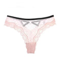 Embroidered Lace Low-Rise G-String