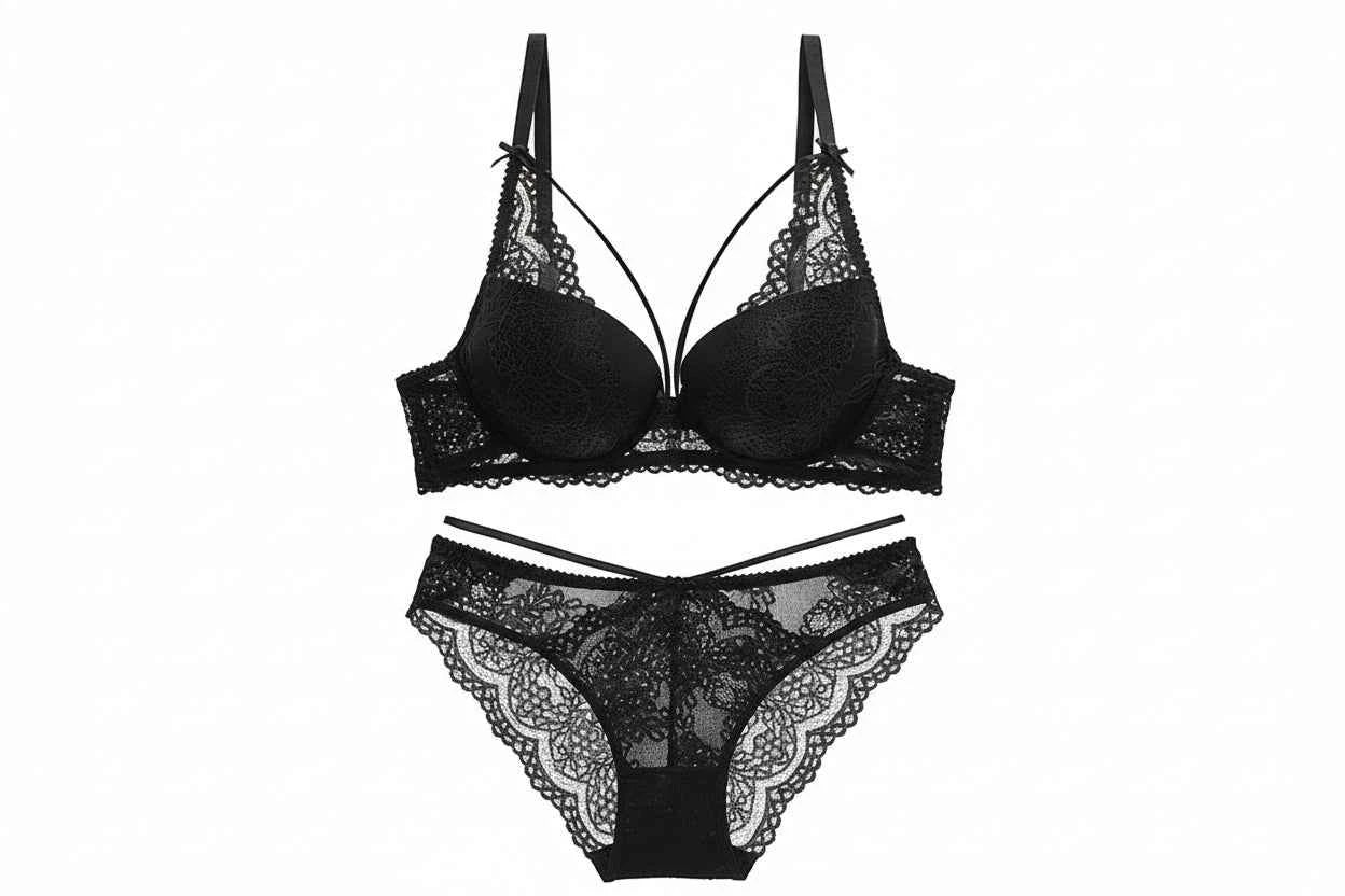 Cotton Luxe Embroidered Bra - Maximum Lift & Support