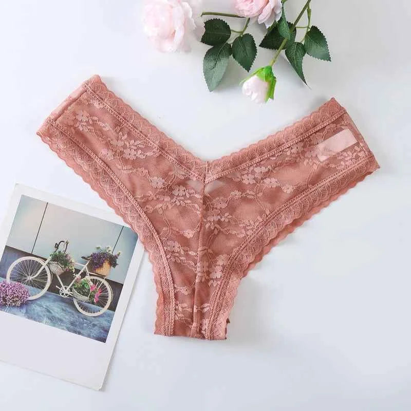 Sheer Lace Mini G-String