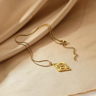 Custom Diamond Initial Letter Necklace - Wedding Jewelry