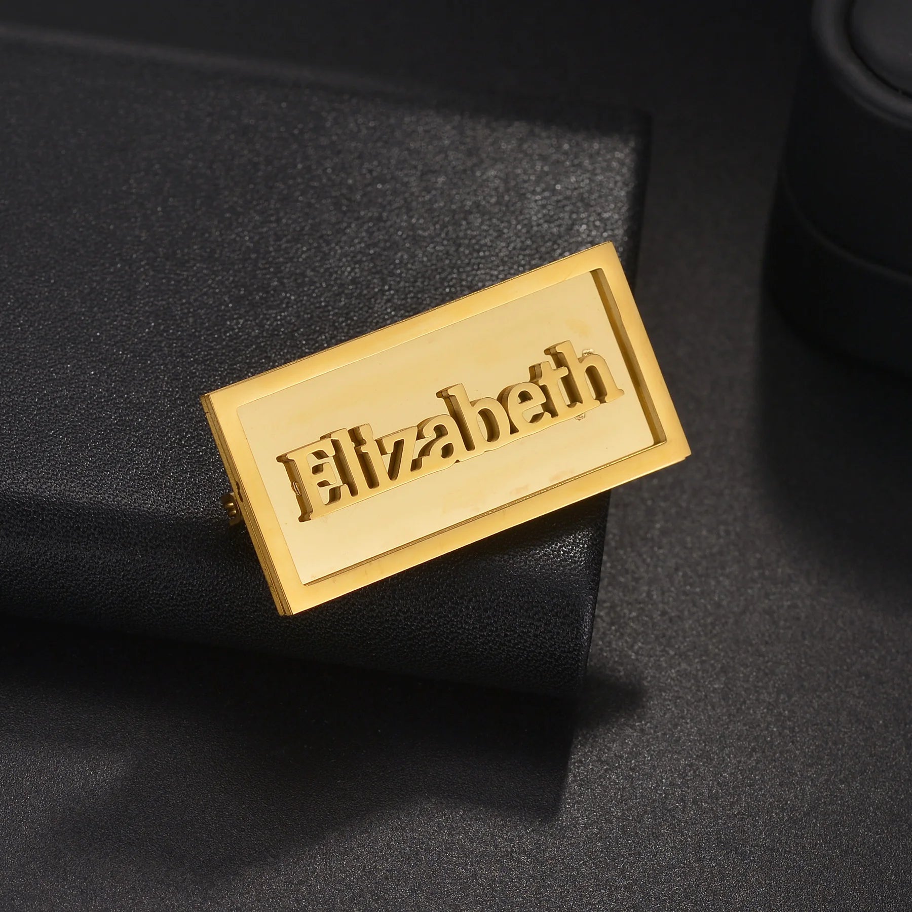 Personalized Name or Logo Brooch - Welding Buckle Pin - SHOPPERS' CASTLE