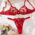 Embroidered Wedding Lingerie Set