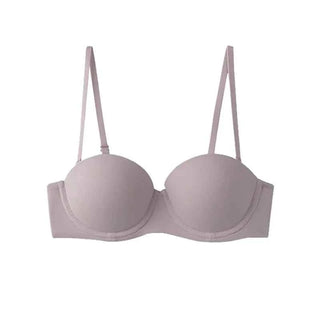 Seamless Half-Cup Push-Up Bra