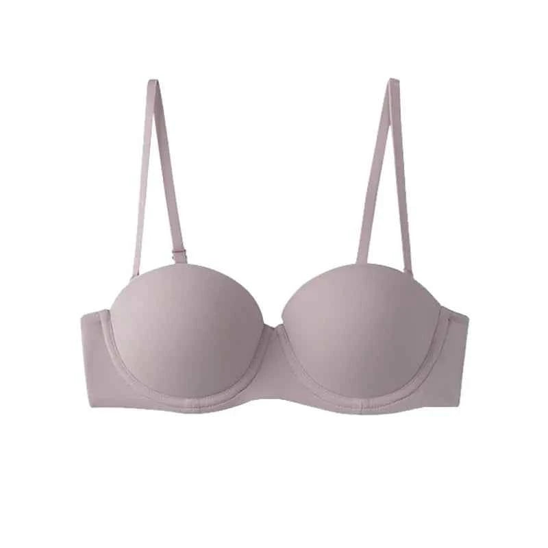 Seamless Half-Cup Push-Up Bra