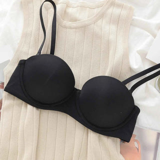 Seamless Half-Cup Push-Up Bra