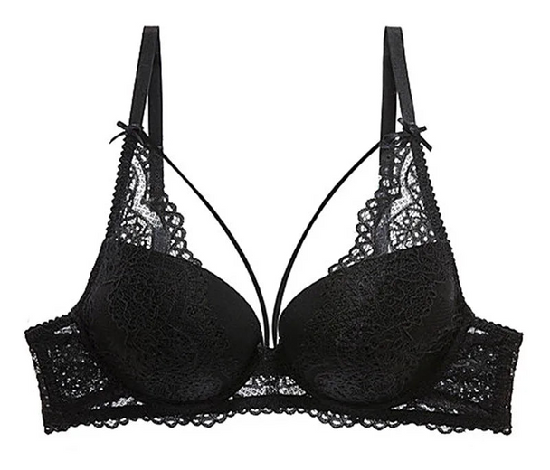 Cotton Luxe Embroidered Bra - Maximum Lift & Support - SHOPPERS' CASTLE