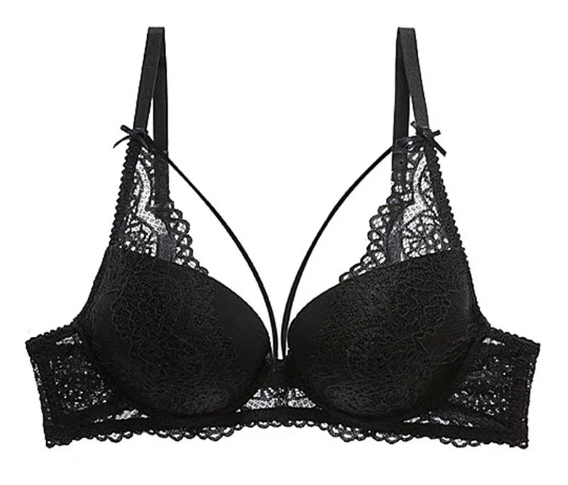Cotton Luxe Embroidered Bra - Maximum Lift & Support - SHOPPERS' CASTLE