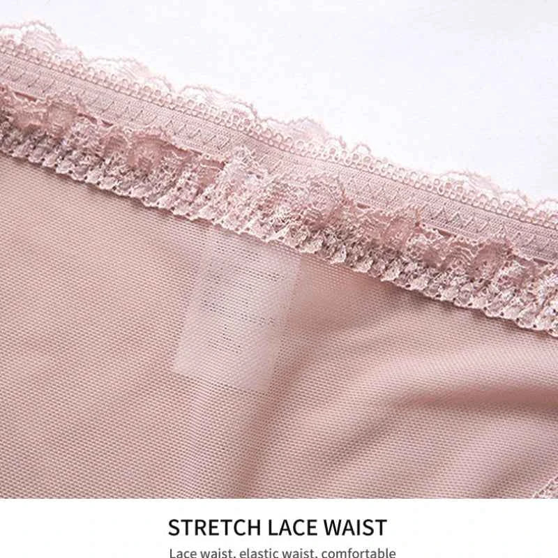 Ruffle Lace Seamless Briefs