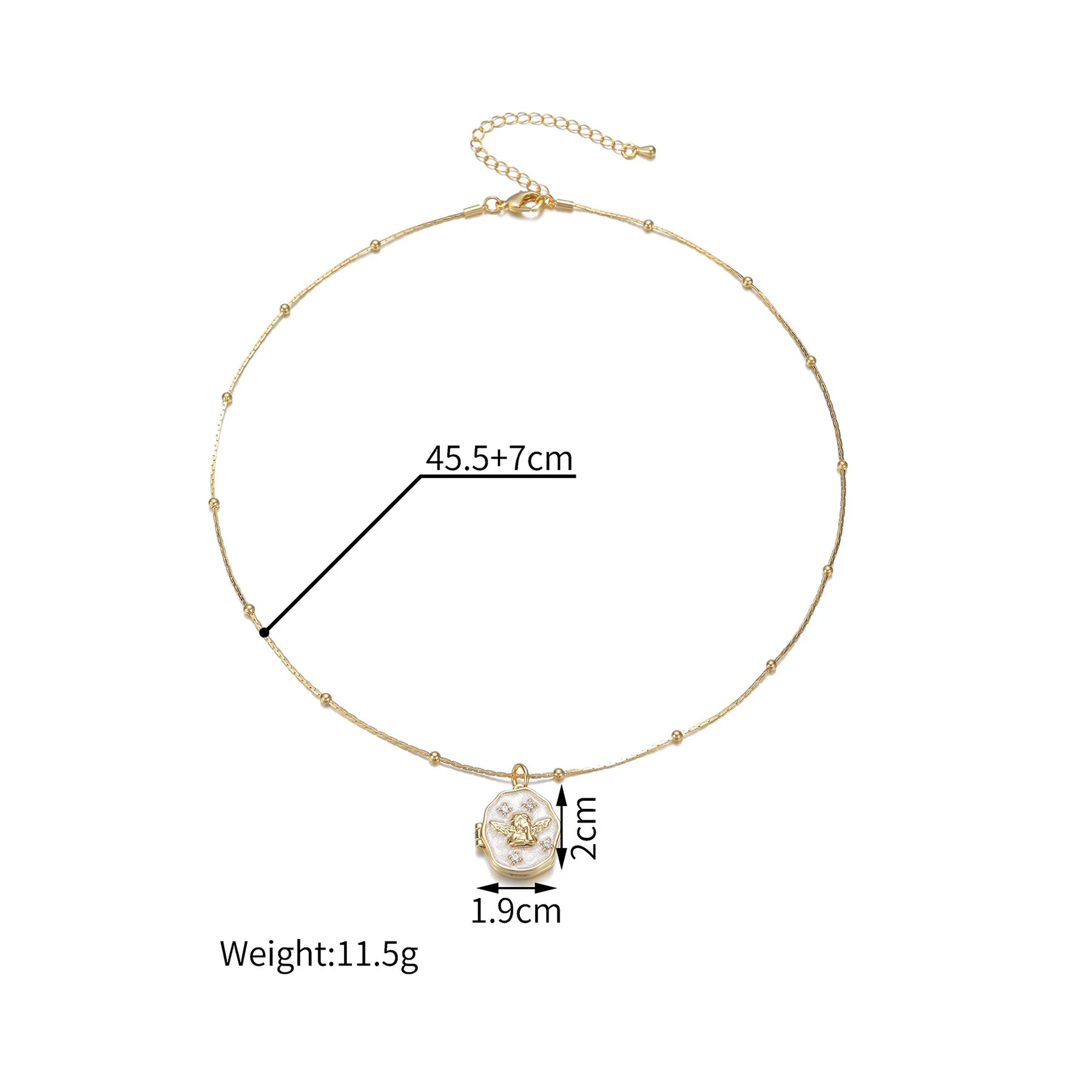 Personalized Photo Album Locket Necklace - Cross Butterfly Oval - SHOPPERS' CASTLE