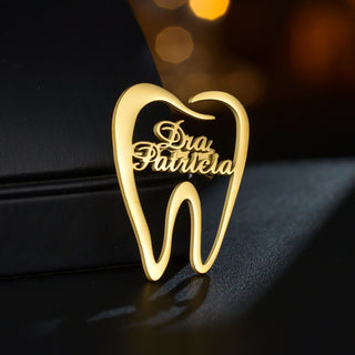 Personalized Name or Logo Brooch - Welding Buckle Pin - SHOPPERS' CASTLE