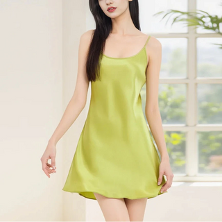 100% Mulberry Silk Nightgown & Robe Set - Luxury Sleepwear