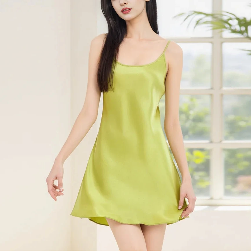 100% Mulberry Silk Nightgown & Robe Set - Luxury Sleepwear