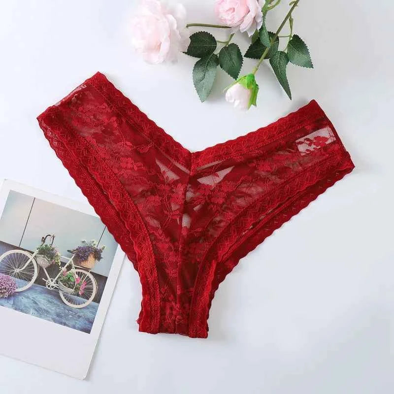 Sheer Lace Mini G-String