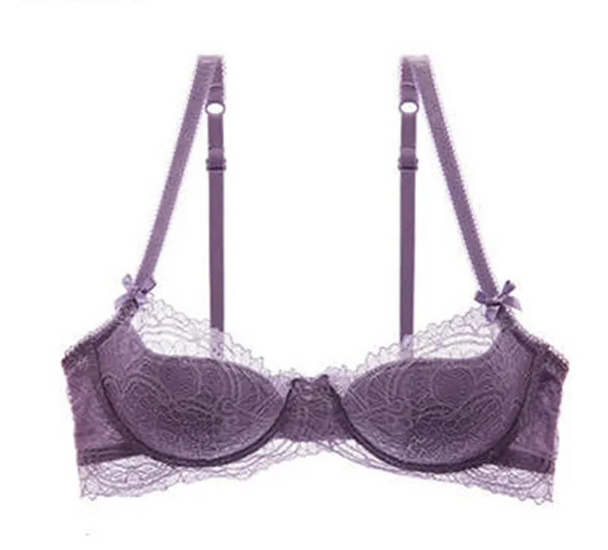 Lace Push-Up Bra - Plus Size D/E Cup - SHOPPERS' CASTLE