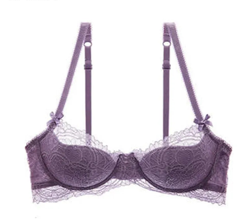 Lace Push-Up Bra - Plus Size D/E Cup - SHOPPERS' CASTLE