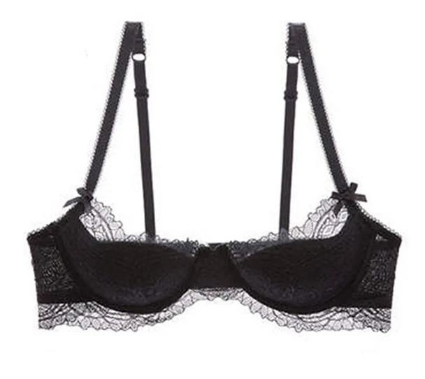Lace Push-Up Bra - Plus Size D/E Cup - SHOPPERS' CASTLE