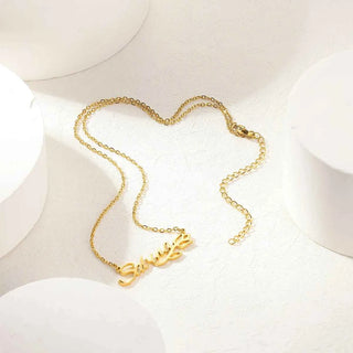 Custom Lily Name Necklace - Valentine's Day Gift