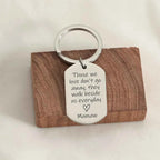 Engrave Name Picture Rectangle Keychain